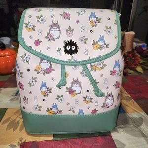 Studio Ghibli My Neighbor Totoro Floral Slouch Mini Backpack